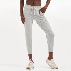 Vuori Lux Rib Performance Joggers Light Gray Medium